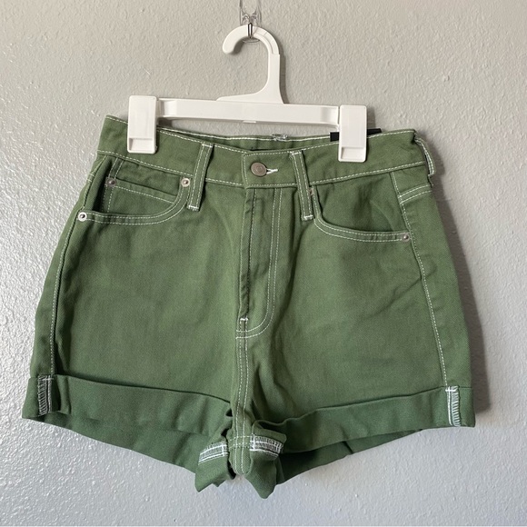 Brighter Days Ahead Roll Cuff Denim Mom Shorts - Picture 4 of 7